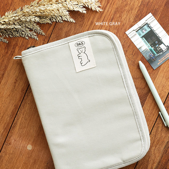 White gray - ROMANE 2022 365 6-Ring A5 Dated Weekly Diary Planner