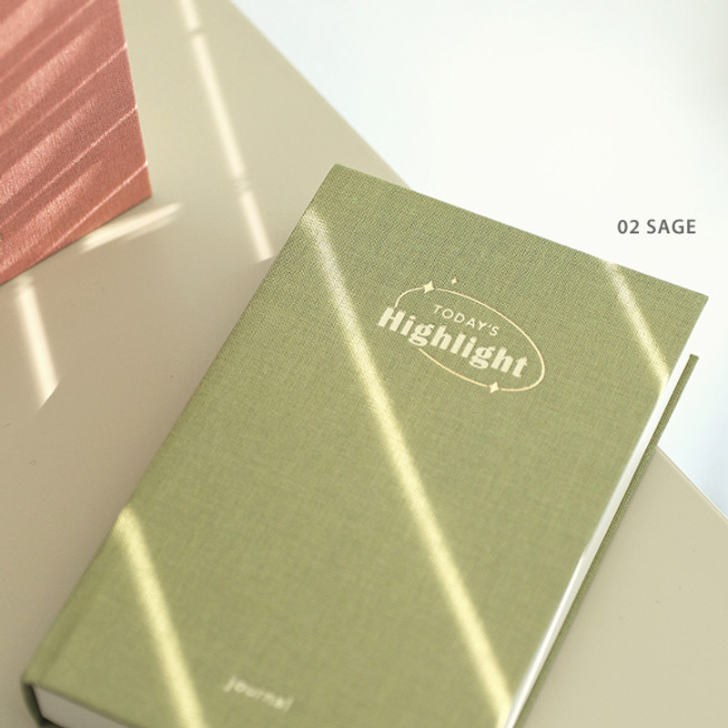 Sage - PAPERIAN Today's Highlight Small Dateless Daily Journal