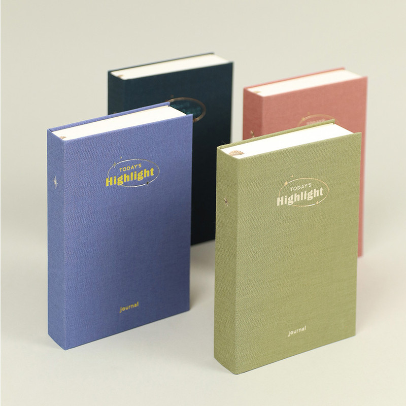 PAPERIAN Today's Highlight Small Dateless Daily Journal