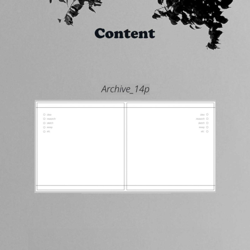 Archive - DESIGN GOMGOM Monogram Square Dateless Weekly Diary Journal Archive - DESIGN GOMGOM Monogram Square Dateless Weekly Diary Journal
