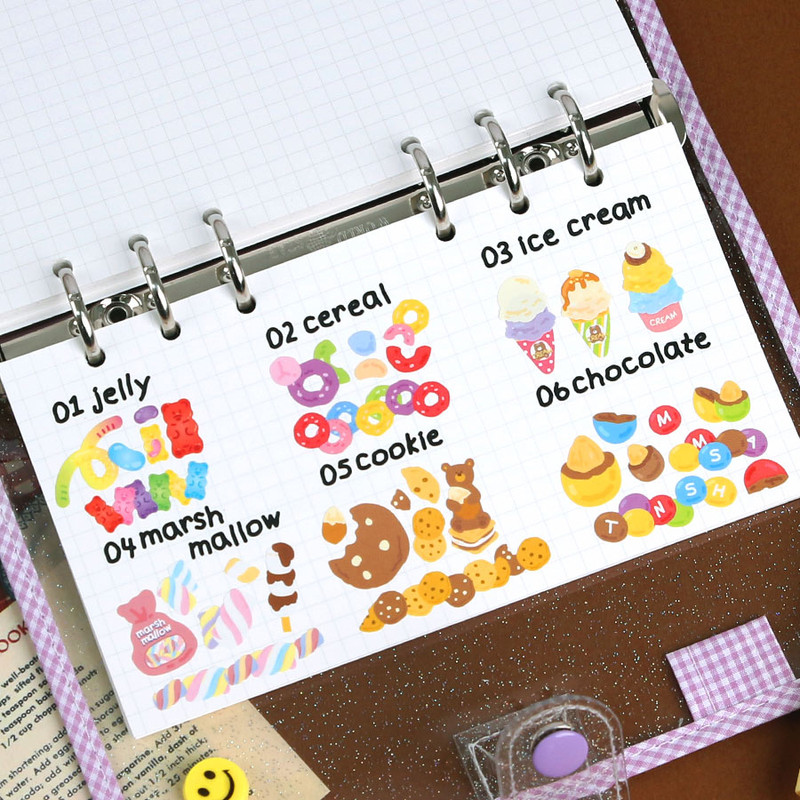 Wanna This Dessert Paper Sticker Pack