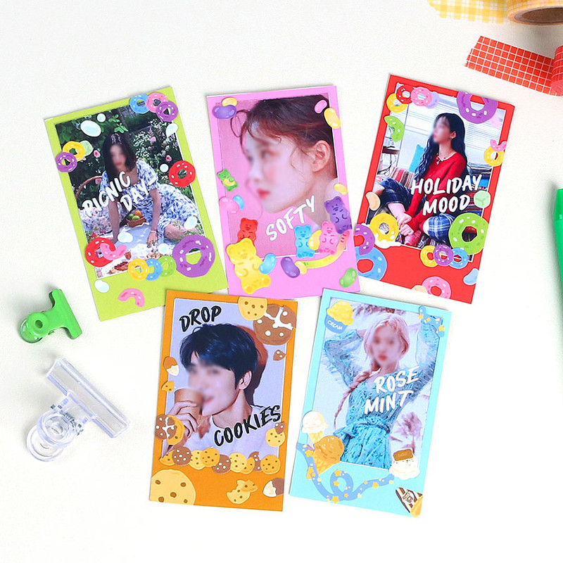 Usage example - Wanna This Dessert Paper Sticker Pack