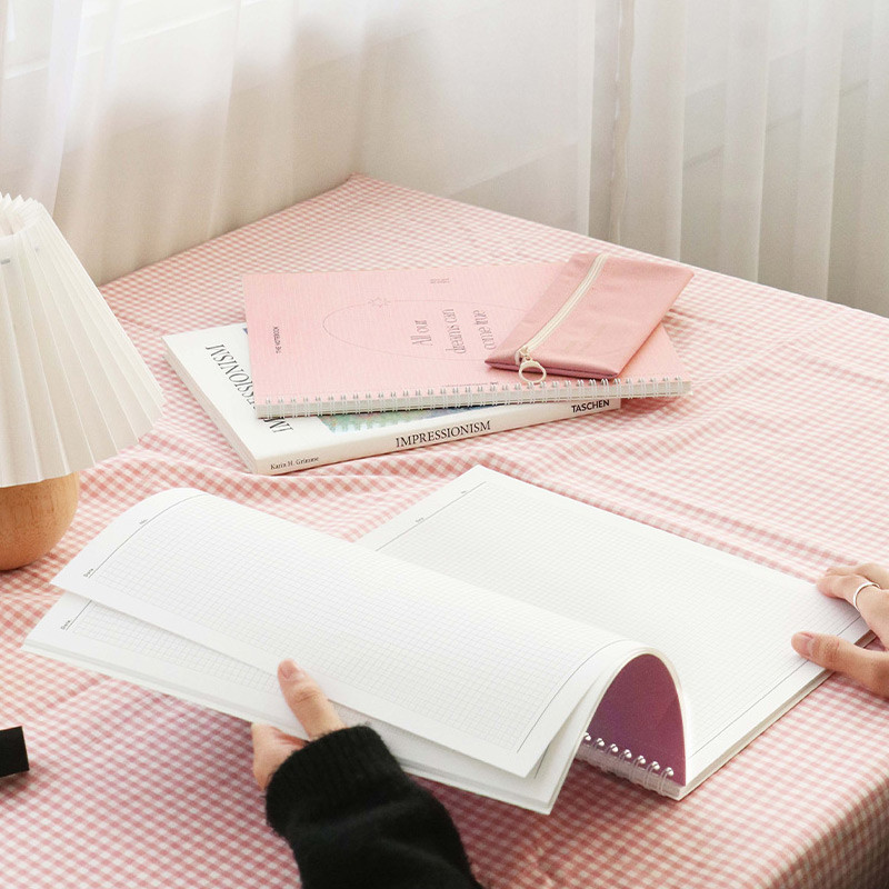 40 sheets - ICONIC Perforated A4 Wirebound Grid Notebook