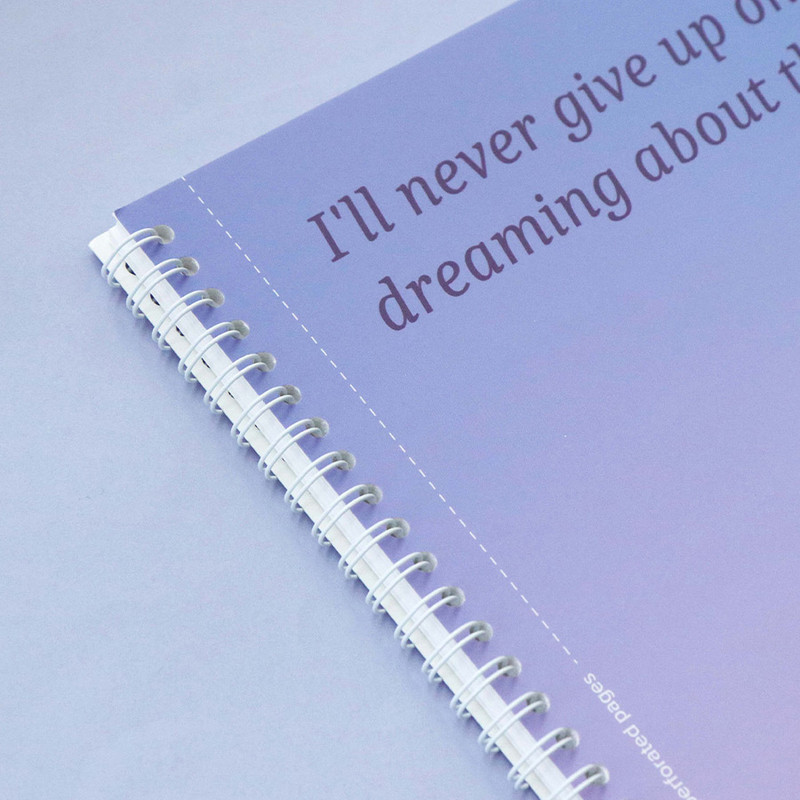 Perforated lined - ICONIC Perforated A4 Wirebound Grid Notebook