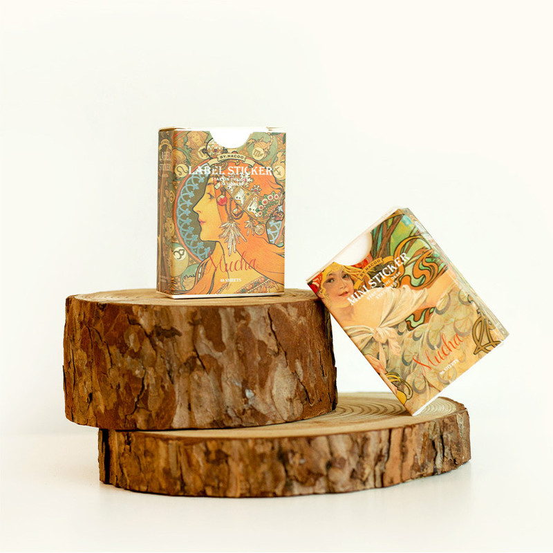 NACOO Mucha Mini And Label Sticker Pack NACOO Mucha Mini And Label Sticker Pack