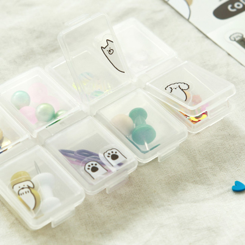 Usage example - Indigo Corner Deco Clear Removable Sticker