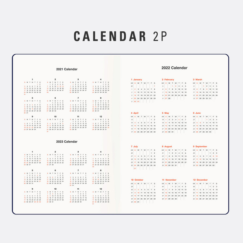 Calendar - Antenna Shop 2022 Table Talk A5 Hardcover Dated Weekly Diary