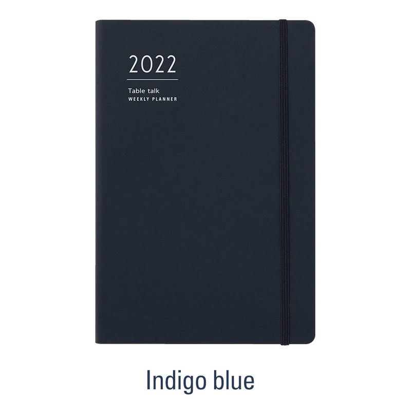 Indigo blue - Antenna Shop 2022 Table Talk A5 Hardcover Dated Weekly Diary