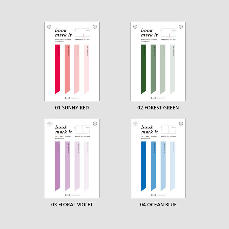 Option - Play Obje Life Stationery Sticky Notepad Bookmark Set