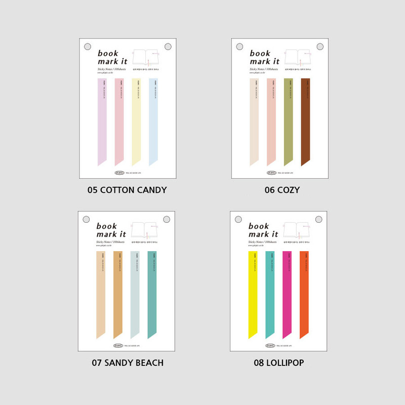Option - Play Obje Life Stationery Sticky Notepad Bookmark Set