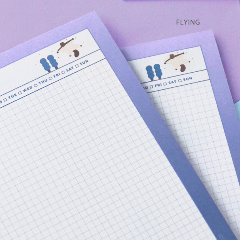Flying - ICONIC Merry B5 Writing Grid Notepad