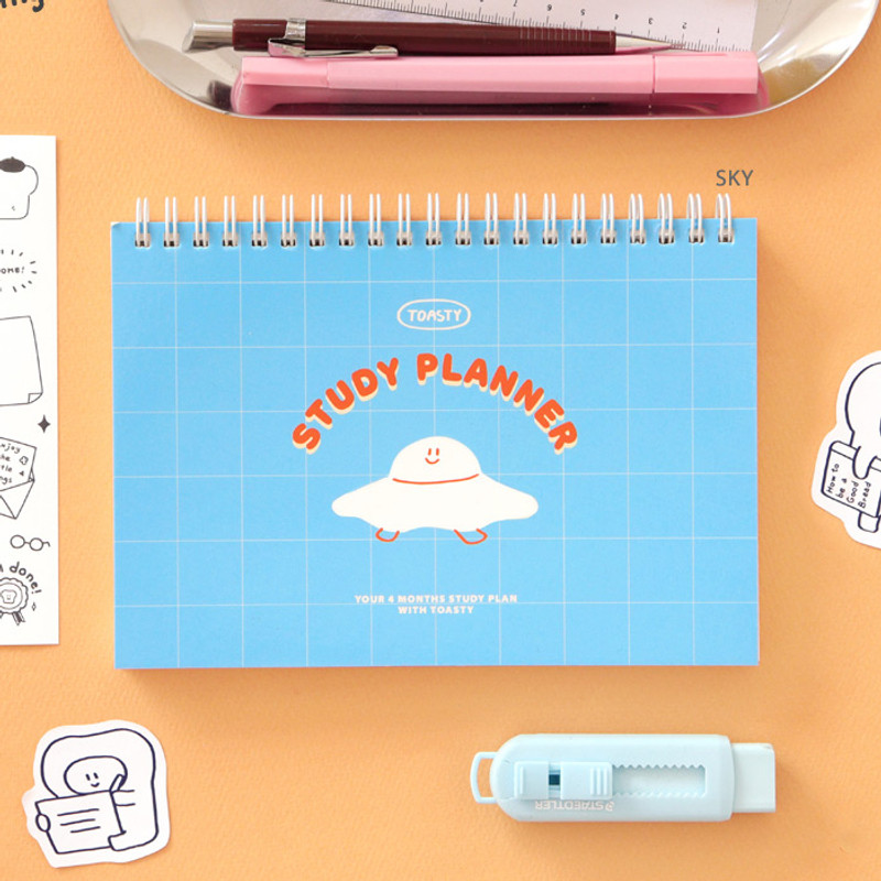 SKY - Monthly plan - Indigo Toasty 4 months Dateless Study Planner SKY - Monthly plan - Indigo Toasty 4 months Dateless Study Planner