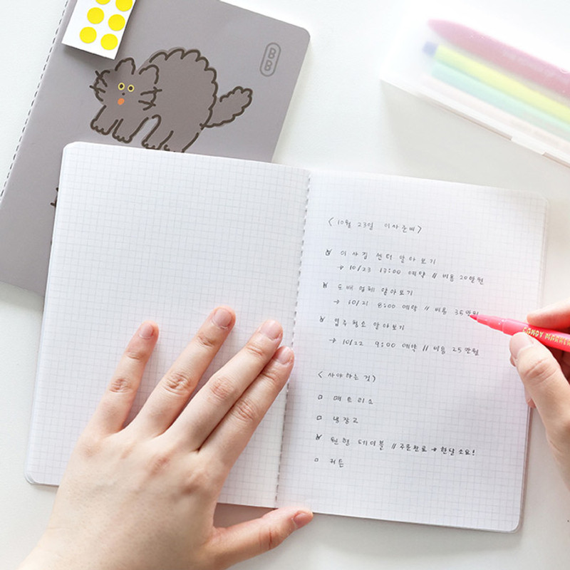 Usage example - ROMANE Brunch Brother Small Grid Notebook Usage example - ROMANE Brunch Brother Small Grid Notebook