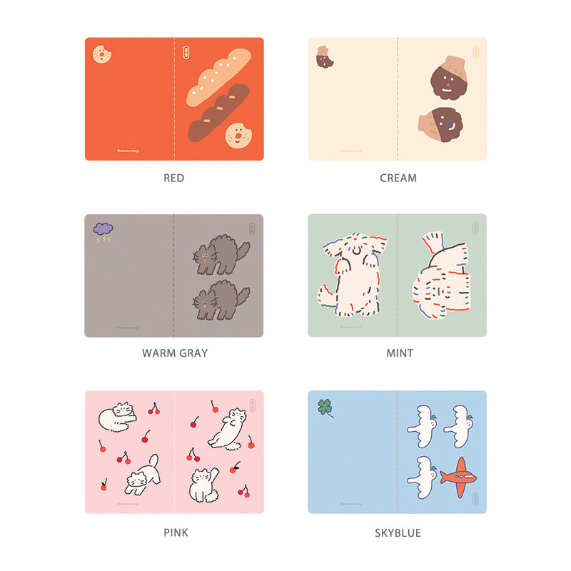 Color - ROMANE Brunch Brother Small Grid Notebook Color - ROMANE Brunch Brother Small Grid Notebook