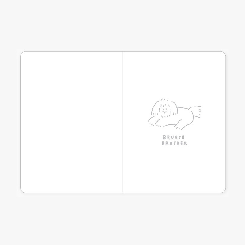 Intro - ROMANE Brunch Brother Large Lined Notebook