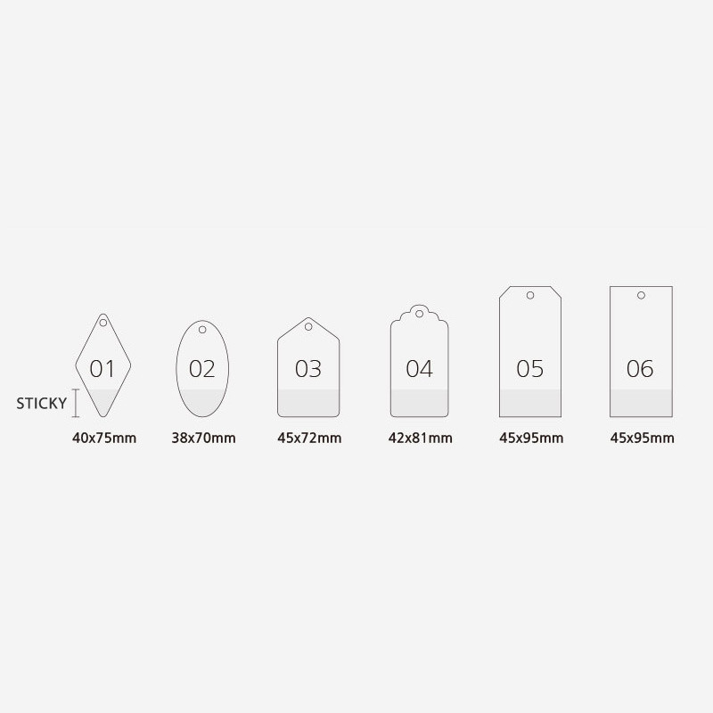 Size - Play Obje Nude Label Sticky Notepad with Ball Chain Size - Play Obje Nude Label Sticky Notepad with Ball Chain