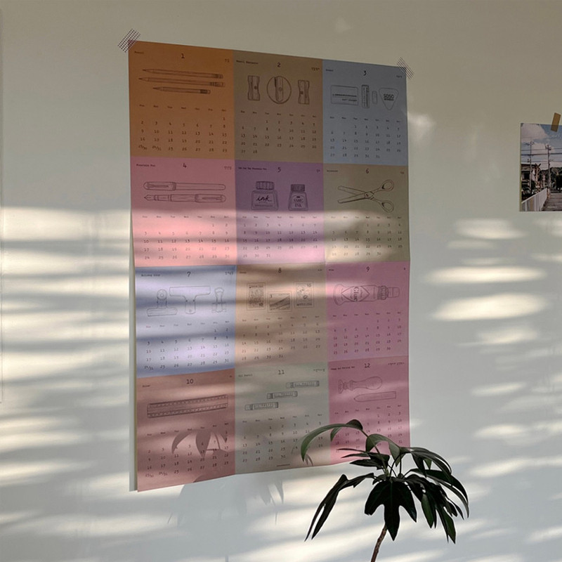 Comes with a Post - SOSOMOONGOO Stationerd's 2022 Monthly Calendar Pack