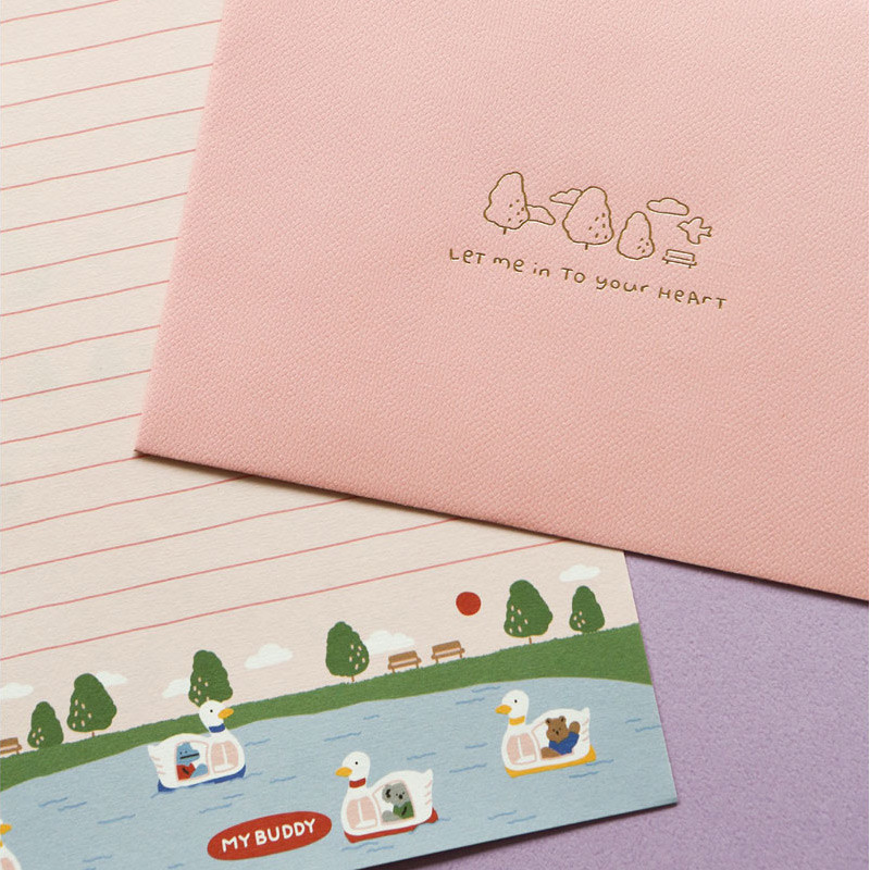 Duck Boat - Dailylike My Buddy Daily Letter and Envelope Set 01-04 Duck Boat - Dailylike My Buddy Daily Letter and Envelope Set 01-04