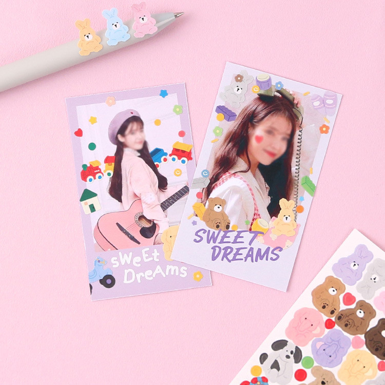 Usage example - Wanna This Omil Jomil Paper Sticker Pack 10-17