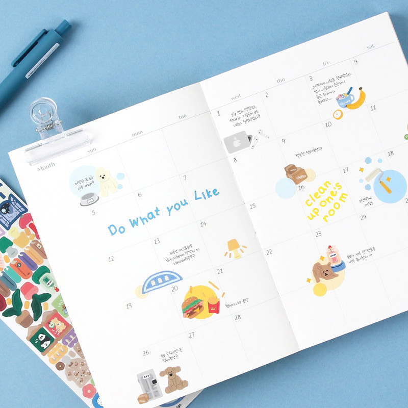 Usage example - Wanna This Omil Jomil Paper Sticker Pack 10-17