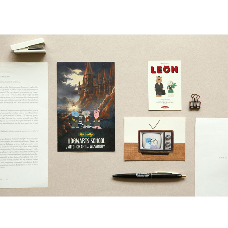 Usage example - Dailylike My Buddy Paper Sticker Pack Ver2