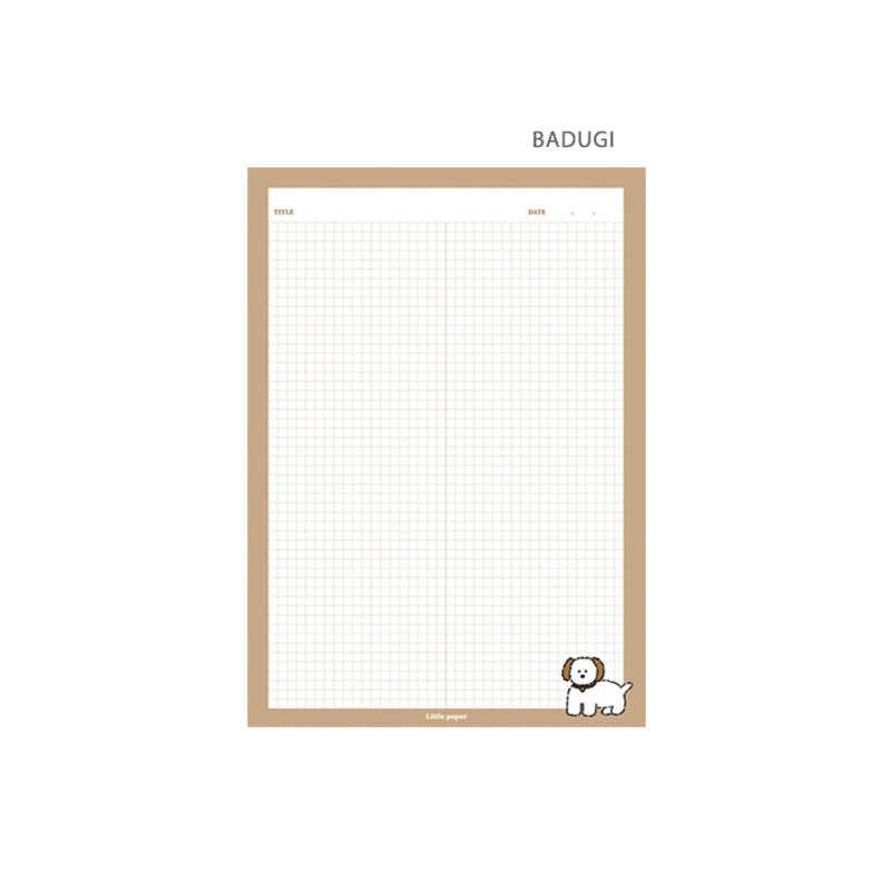 Badugi - ROMANE More Happy A5 Grid Writing Notepad Badugi - ROMANE More Happy A5 Grid Writing Notepad