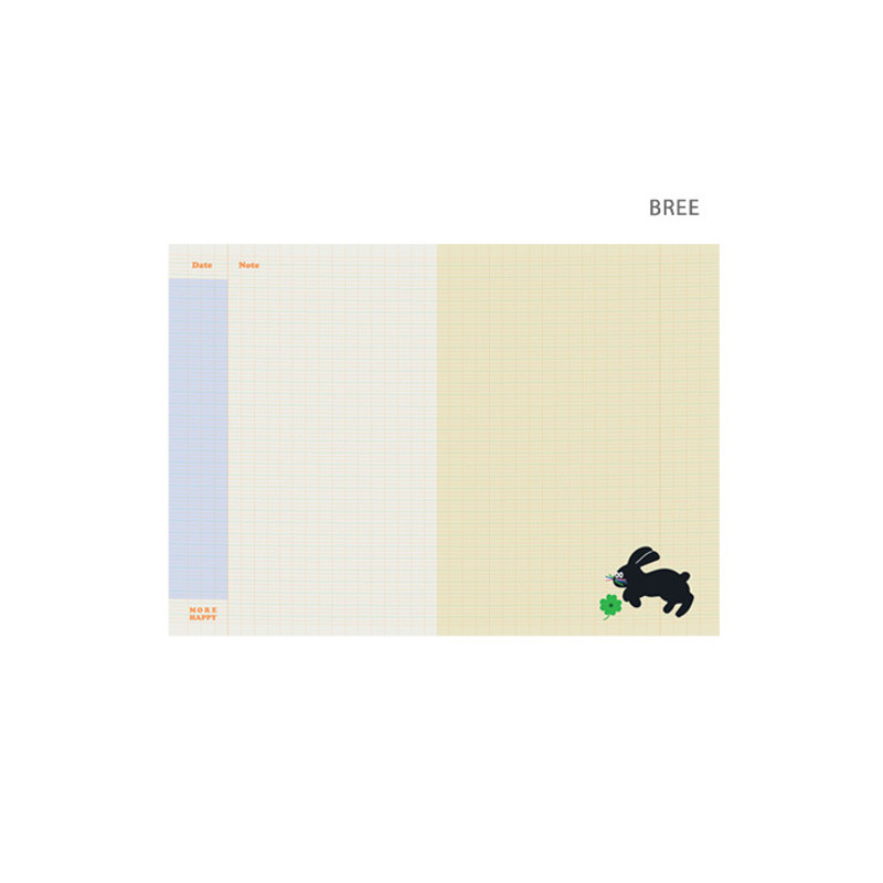 Paige - ROMANE More Happy A5 Grid Writing Notepad Paige - ROMANE More Happy A5 Grid Writing Notepad