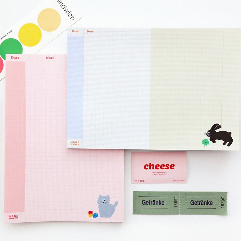 Usage example - ROMANE More Happy A5 Grid Writing Notepad Usage example - ROMANE More Happy A5 Grid Writing Notepad