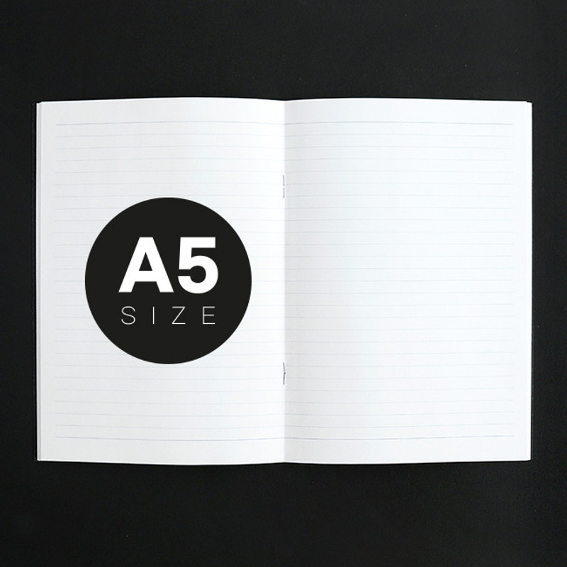 A5 size - Indigo Storage A5 Saddle Stitching Lined Notebook A5 size - Indigo Storage A5 Saddle Stitching Lined Notebook