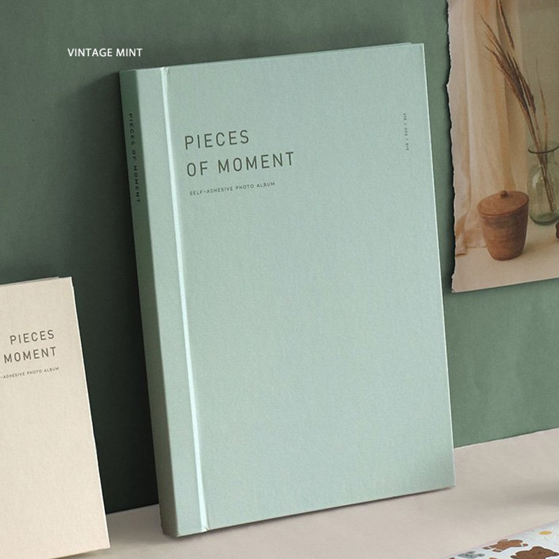 Vintage Mint - ICONIC Lettering Pieces of Moment Self Adhesive Photo Album Vintage Mint - ICONIC Lettering Pieces of Moment Self Adhesive Photo Album