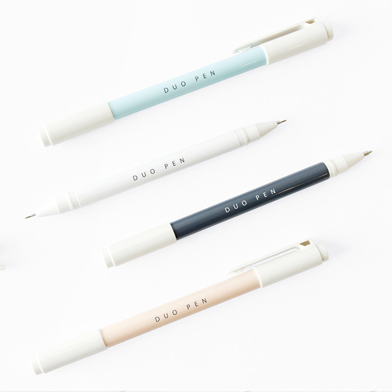 Bookfriends Duo Simple Line Twin Gel Pen Set