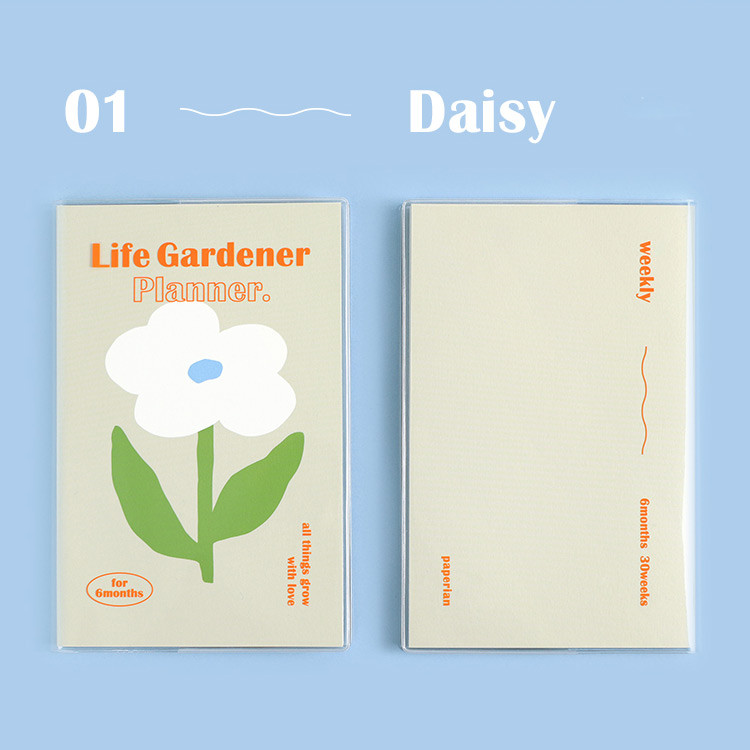 Daisy - Paperian Life Gardener 6 months Dateless Weekly Diary