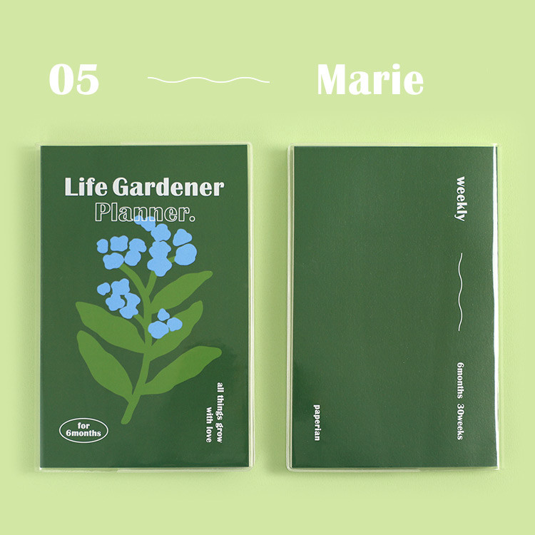 Marie - Paperian Life Gardener 6 months Dateless Weekly Diary