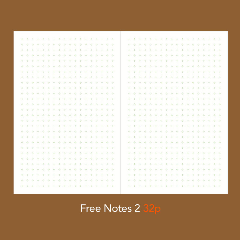 Free note 2 - Paperian Life Gardener 6 months Dateless Weekly Diary