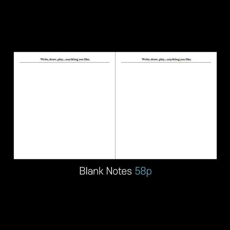 Blank note - Paperian Be Nice To Yourself Grid and Blank Notebook Blank note - Paperian Be Nice To Yourself Grid and Blank Notebook