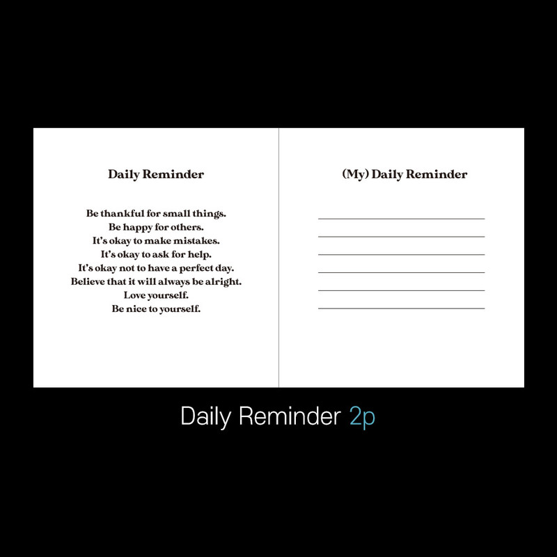 Daily reminder - Paperian Be Nice To Yourself Grid and Blank Notebook Daily reminder - Paperian Be Nice To Yourself Grid and Blank Notebook
