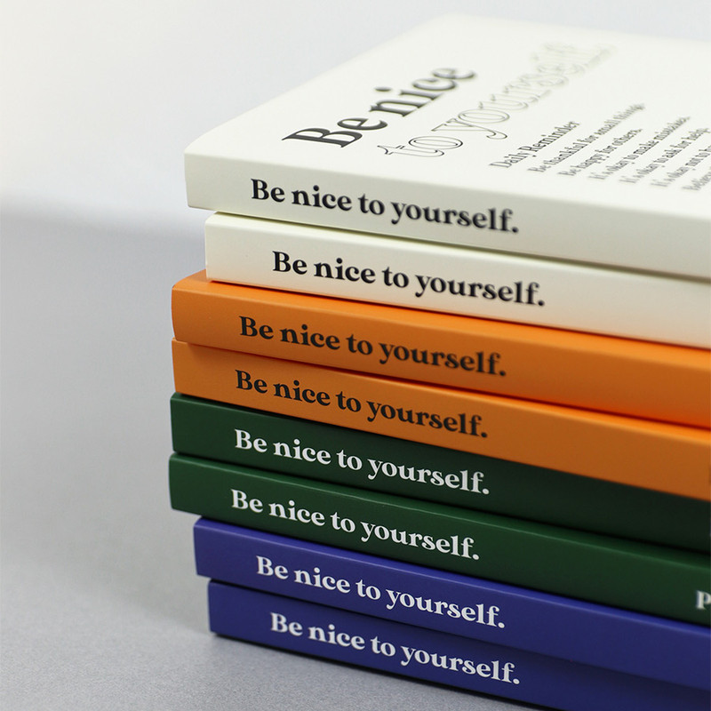 Paperian Be Nice To Yourself Grid and Blank Notebook Paperian Be Nice To Yourself Grid and Blank Notebook