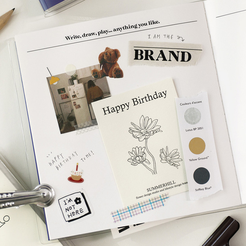 Blank note - Paperian Be Nice To Yourself Grid and Blank Notebook Blank note - Paperian Be Nice To Yourself Grid and Blank Notebook