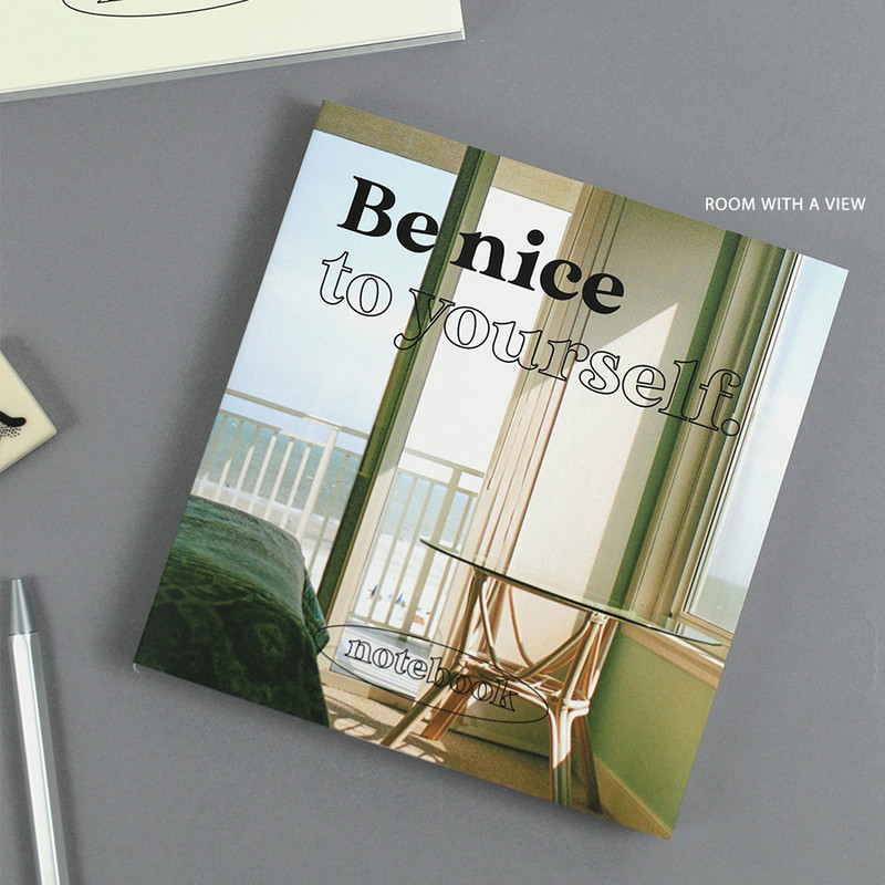 Room with a view - Paperian Be Nice To Yourself Grid and Blank Notebook Room with a view - Paperian Be Nice To Yourself Grid and Blank Notebook