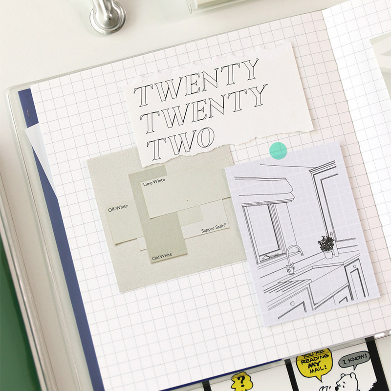 Grid note - Paperian Be Nice To Yourself Grid and Blank Notebook Grid note - Paperian Be Nice To Yourself Grid and Blank Notebook