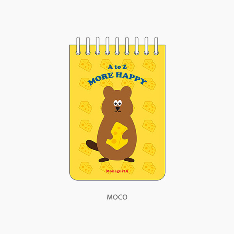 Moco - ROMANE Donat Donat Friends Spiral-Bound Lined Writing Pad Moco - ROMANE Donat Donat Friends Spiral-Bound Lined Writing Pad