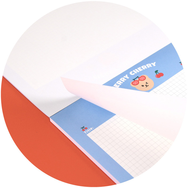 Easy tear off - Second Mansion Jucy Bear B5 Grid Writing Notepad Easy tear off - Second Mansion Jucy Bear B5 Grid Writing Notepad