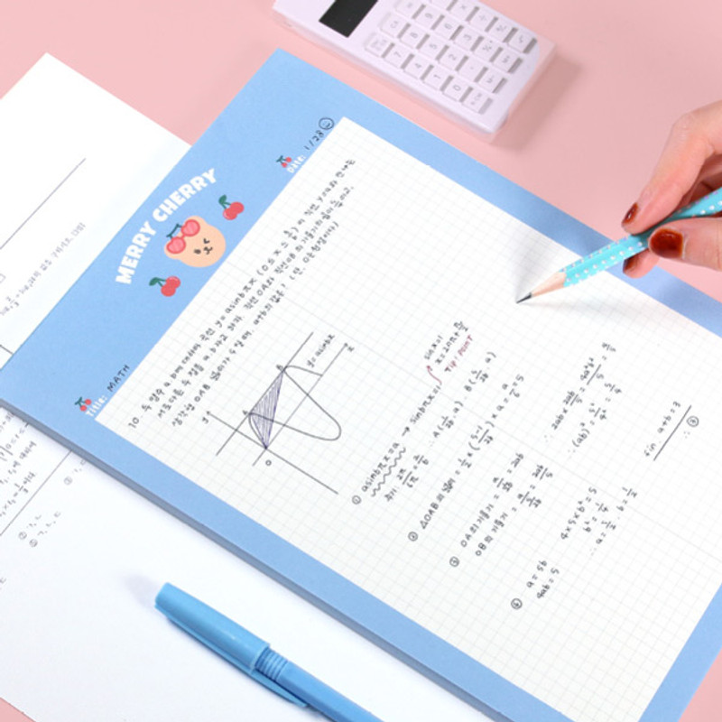 Usage example - Second Mansion Jucy Bear B5 Grid Writing Notepad Usage example - Second Mansion Jucy Bear B5 Grid Writing Notepad