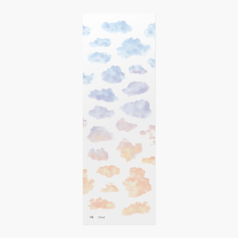 Appree Cloud Nature Clear Sticker Appree Cloud Nature Clear Sticker