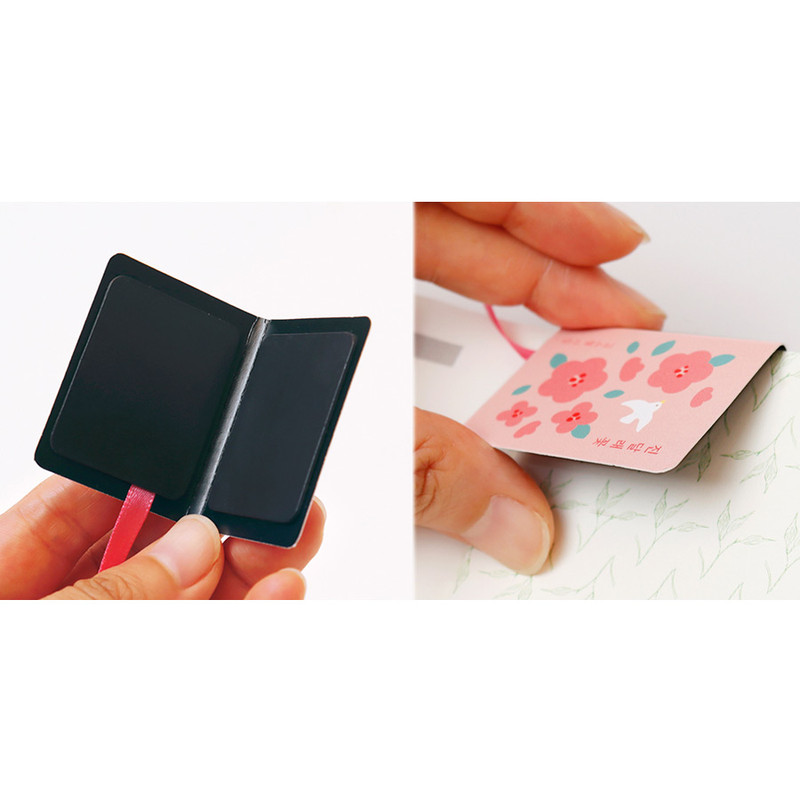 Usage example - Bookfriends Korean literature Long String Magnet Bookmark Usage example - Bookfriends Korean literature Long String Magnet Bookmark