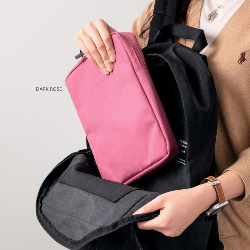 Dark Rose - Byfulldesign iPad Tablet PC 11" Sleeve Case with Screen Cleaning Cloths