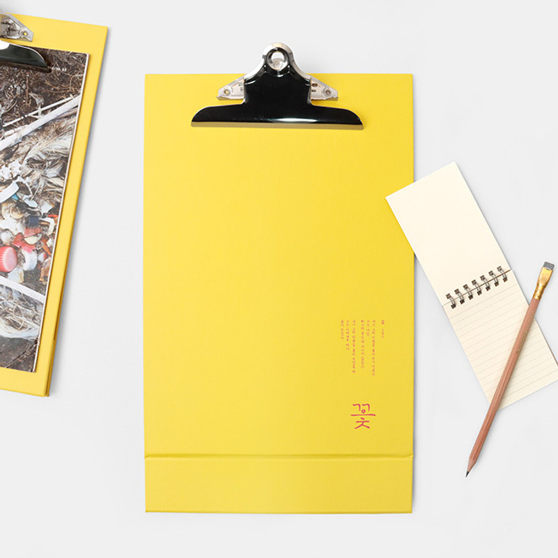 Yellow - Bookfriends Stand Up A4 Clipboard File Holder