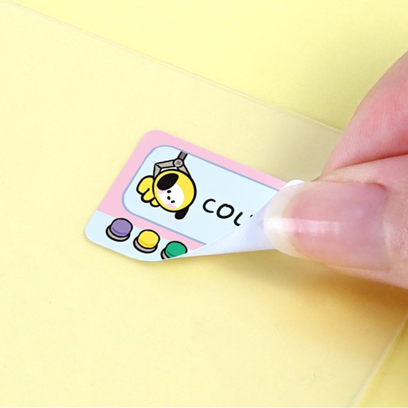 Removable  sticker - BT21 Minini Removable Label Sticker Pack