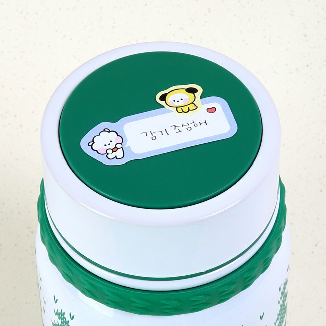 Usage example - BT21 Minini Removable Label Sticker Pack