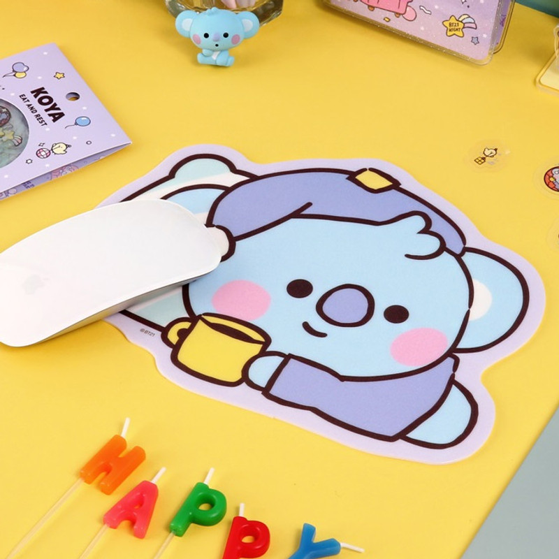 Usage example - BT21 Party Baby Mouse Pad